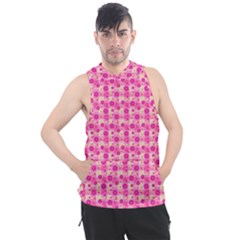 Heart Pink Men s Sleeveless Hoodie