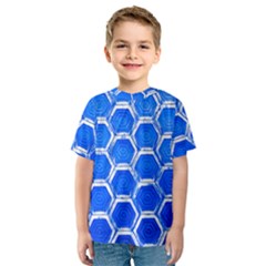 Hexagon Windows Kids  Sport Mesh Tee