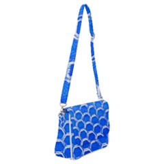 Hexagon Windows Shoulder Bag With Back Zipper by essentialimage365