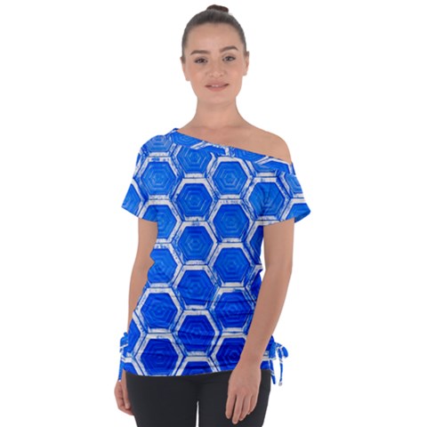 Hexagon Windows Tie-up Tee by essentialimage365