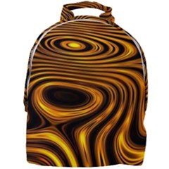 Wave Abstract Lines Mini Full Print Backpack