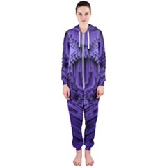 Mandala Neon Hooded Jumpsuit (ladies) 