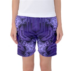 Mandala Neon Women s Basketball Shorts