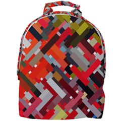 Maze Abstract Texture Rainbow Mini Full Print Backpack