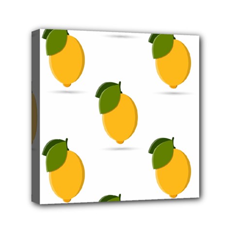 Lemon Fruit Mini Canvas 6  X 6  (stretched)