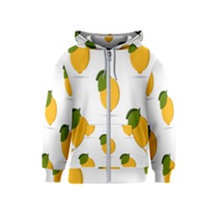 Lemon Fruit Kids  Zipper Hoodie