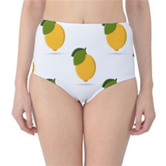 Lemon Fruit Classic High-waist Bikini Bottoms