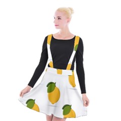 Lemon Fruit Suspender Skater Skirt