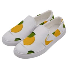 Lemon Fruit Men s Canvas Slip Ons by Dutashop