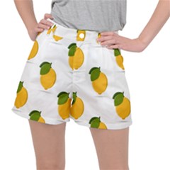 Lemon Fruit Ripstop Shorts by Dutashop