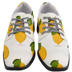 Lemon Fruit Women Heeled Oxford Shoes