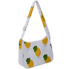 Lemon Fruit Zip Up Shoulder Bag by Dutashop