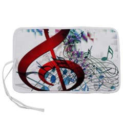 Music Treble Clef Sound Pen Storage Case (l) by Dutashop