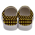 Yellow Pattern Green Men s Canvas Slip Ons View4