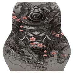 Samurai Oni Mask Car Seat Back Cushion  by Saga96