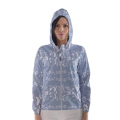 Fantasy Flowers Women s Hooded Windbreaker by Eskimos