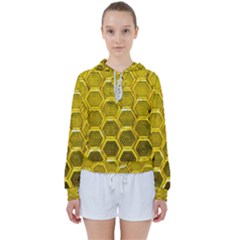 Hexagon Windows Women s Tie Up Sweat by essentialimage365