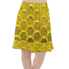 Hexagon Windows Fishtail Chiffon Skirt by essentialimage365