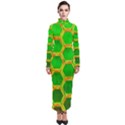 Hexagon Window Turtleneck Maxi Dress View1