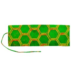 Hexagon Window Roll Up Canvas Pencil Holder (m) by essentialimage365