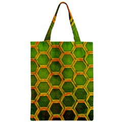 Hexagon Windows Zipper Classic Tote Bag by essentialimage365