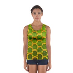 Hexagon Windows Sport Tank Top  by essentialimage365