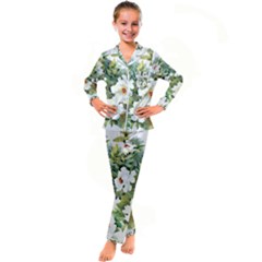 ?hamomile Kid s Satin Long Sleeve Pajamas Set
