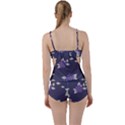 Purple flowers Boyleg Tankini Set  View2