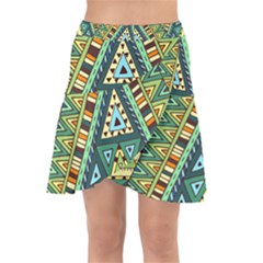 Native Mandala Wrap Front Skirt by goljakoff