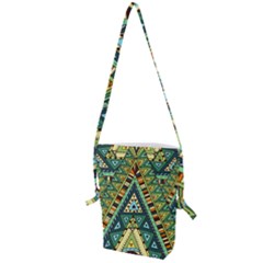 Native Mandala Folding Shoulder Bag by goljakoff