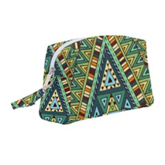 Native Mandala Wristlet Pouch Bag (medium) by goljakoff