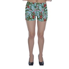 Spring Flora Skinny Shorts by goljakoff