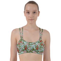 Spring Flora Line Them Up Sports Bra by goljakoff