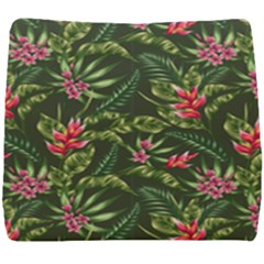 Tropical Flowers Seat Cushion by goljakoff