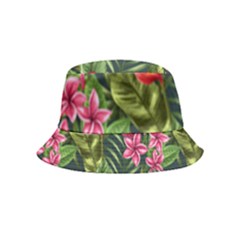 Tropic Flowers Bucket Hat (kids) by goljakoff