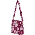 Cherry blossom Zipper Messenger Bag View2