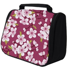 Cherry Blossom Full Print Travel Pouch (big) by goljakoff