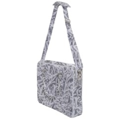 Dry Roots Texture Print Cross Body Office Bag by dflcprintsclothing