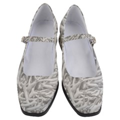 Dry Roots Texture Print Women s Mary Jane Shoes by dflcprintsclothing