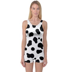 Spots One Piece Boyleg Swimsuit by Sobalvarro