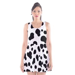 Spots Scoop Neck Skater Dress by Sobalvarro