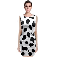 Spots Sleeveless Velvet Midi Dress by Sobalvarro