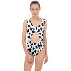 Spots Center Cut Out Swimsuit by Sobalvarro