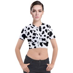 Spots Short Sleeve Cropped Jacket by Sobalvarro