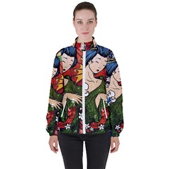 Geisha Women s High Neck Windbreaker