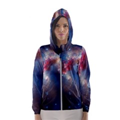 Galaxy Women s Hooded Windbreaker by ExtraGoodSauce