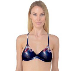 Galaxy Reversible Tri Bikini Top by ExtraGoodSauce