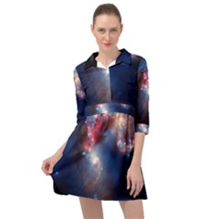 Galaxy Mini Skater Shirt Dress