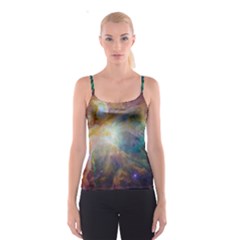 Colorful Galaxy Spaghetti Strap Top by ExtraGoodSauce