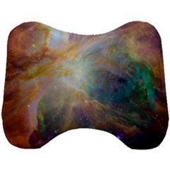 Colorful Galaxy Head Support Cushion by ExtraGoodSauce